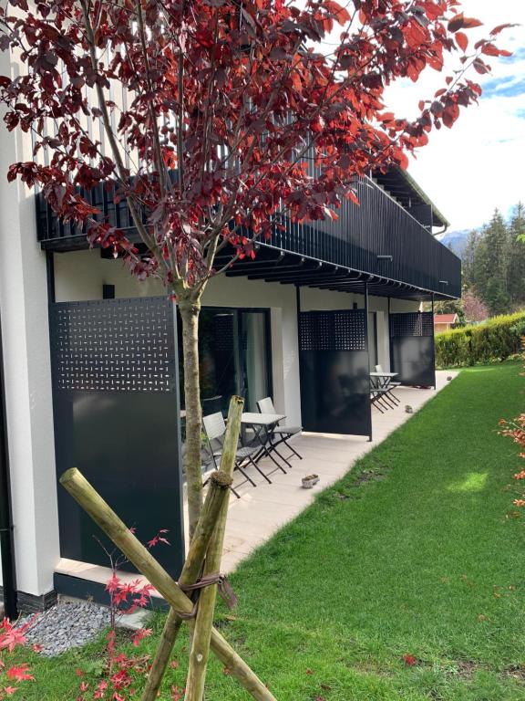 Zahrada ubytování Chalet Mirandum Apartments Vandans