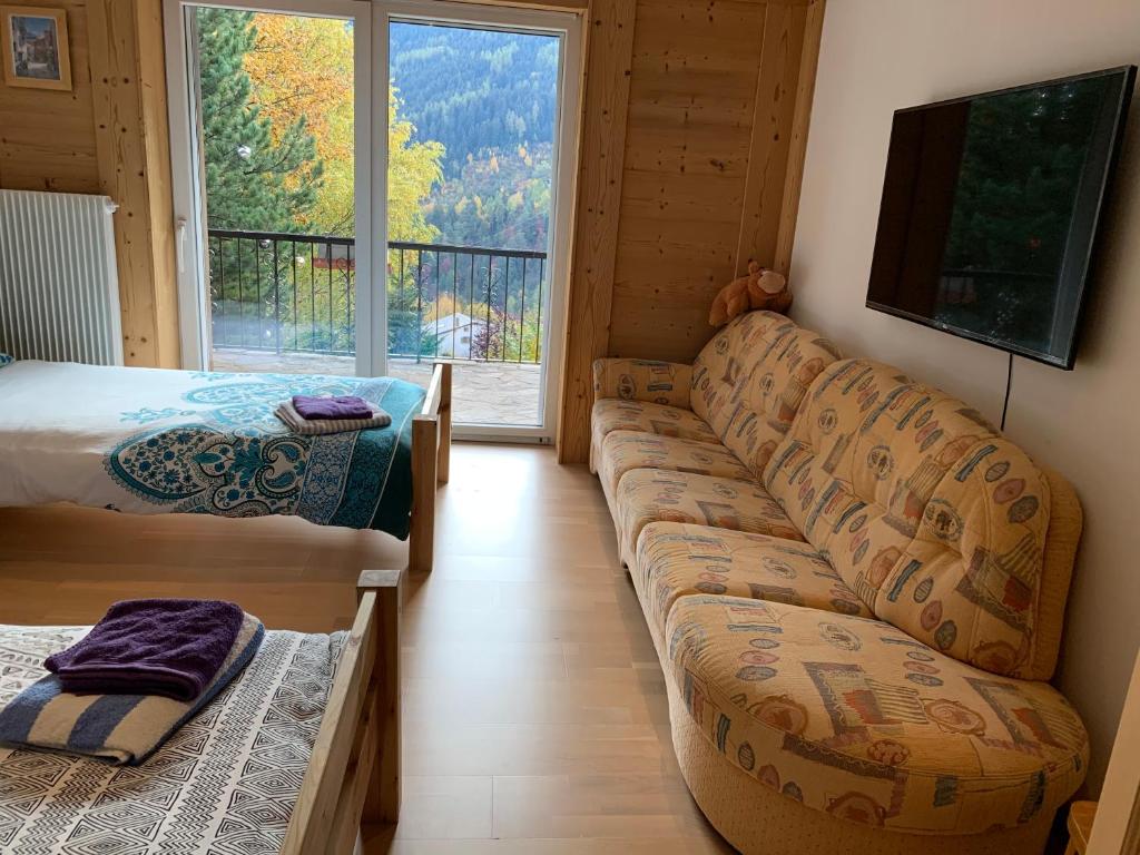 Posezení v ubytování Chalet Belmont