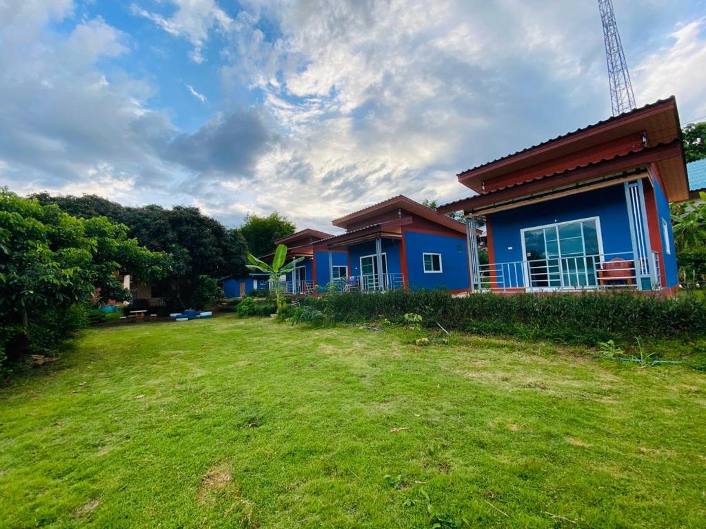 Zahrada ubytování Phu Chaem House