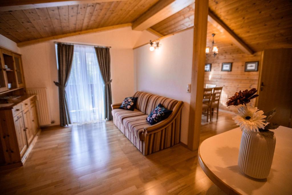 Posezení v ubytování Haus Diana