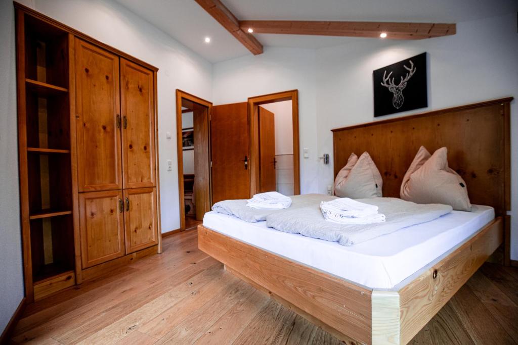 Postel nebo postele na pokoji v ubytování Haus Diana