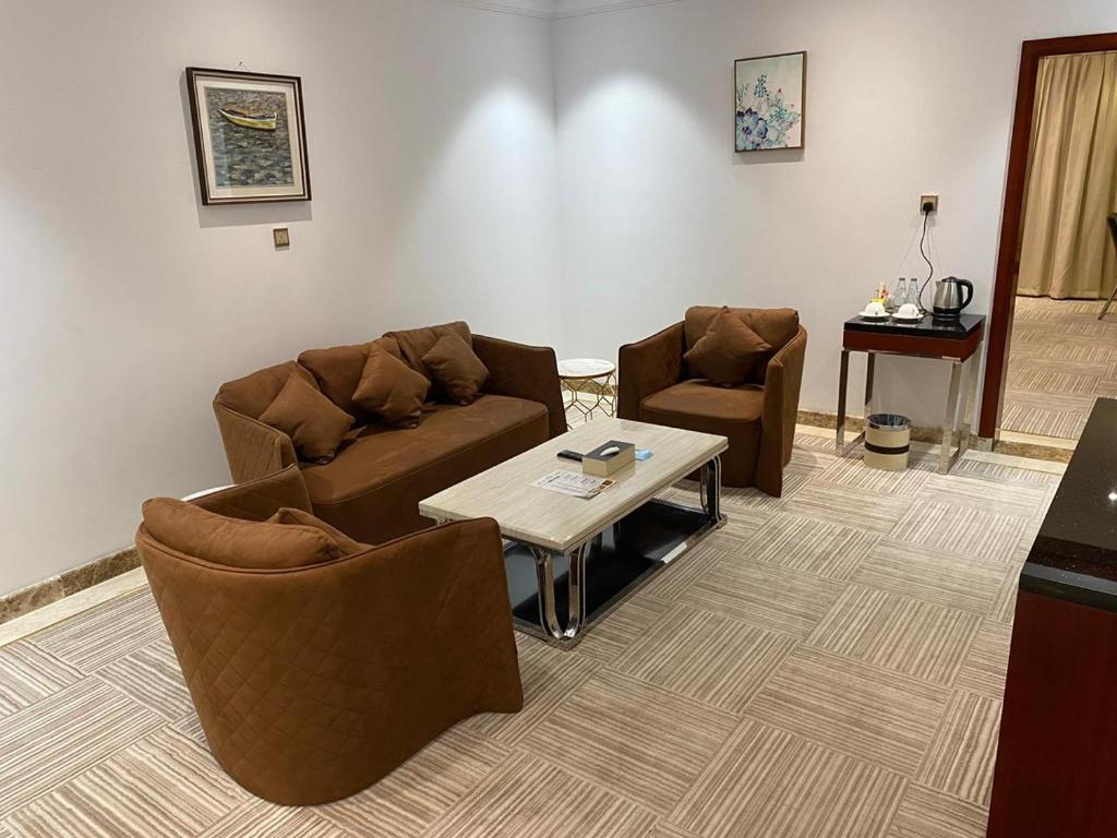 Posezení v ubytování Al Wadaq Hotel