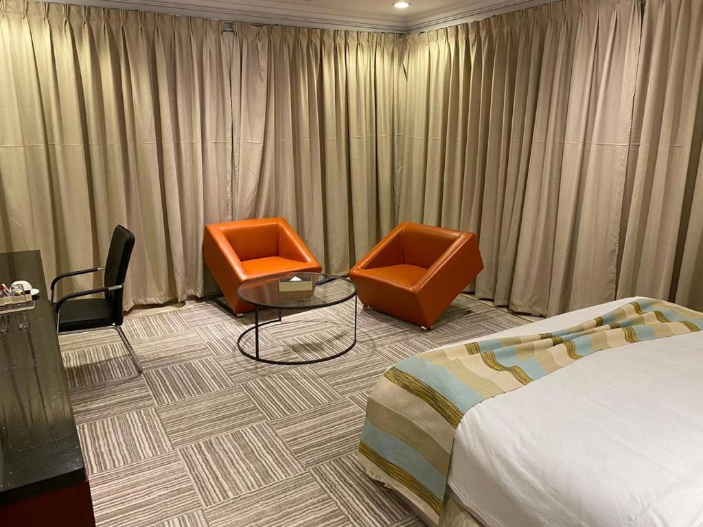 Posezení v ubytování Al Wadaq Hotel