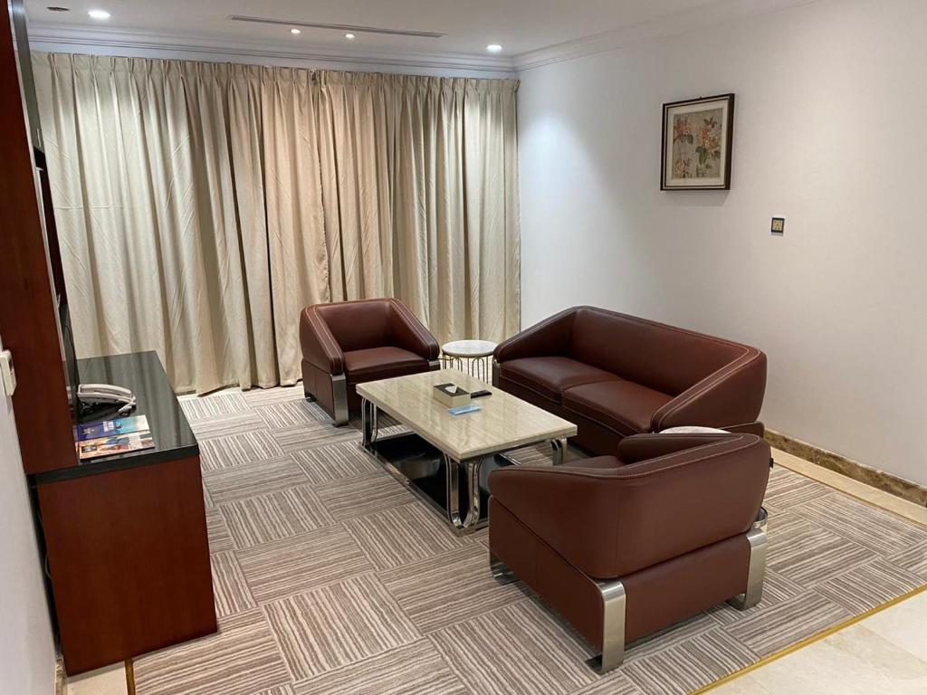Posezení v ubytování Al Wadaq Hotel