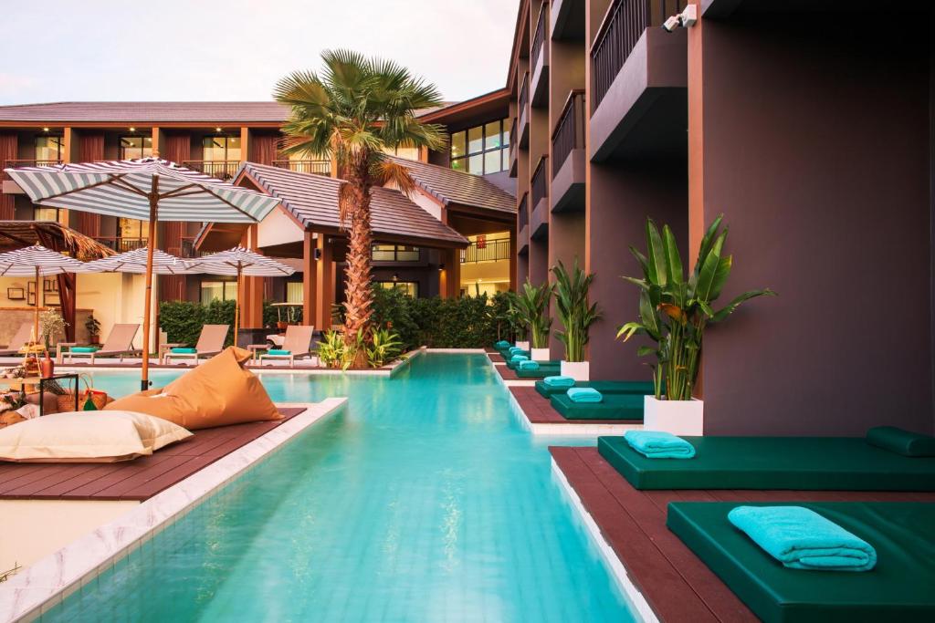 Bazén v ubytování The Canale Samui Resort nebo v jeho okolí