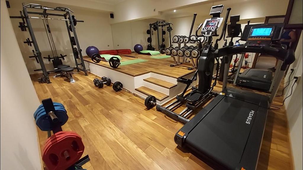 Posilňovňa alebo fitness centrum v ubytovaní La Suite Boutique Hotel & Spa