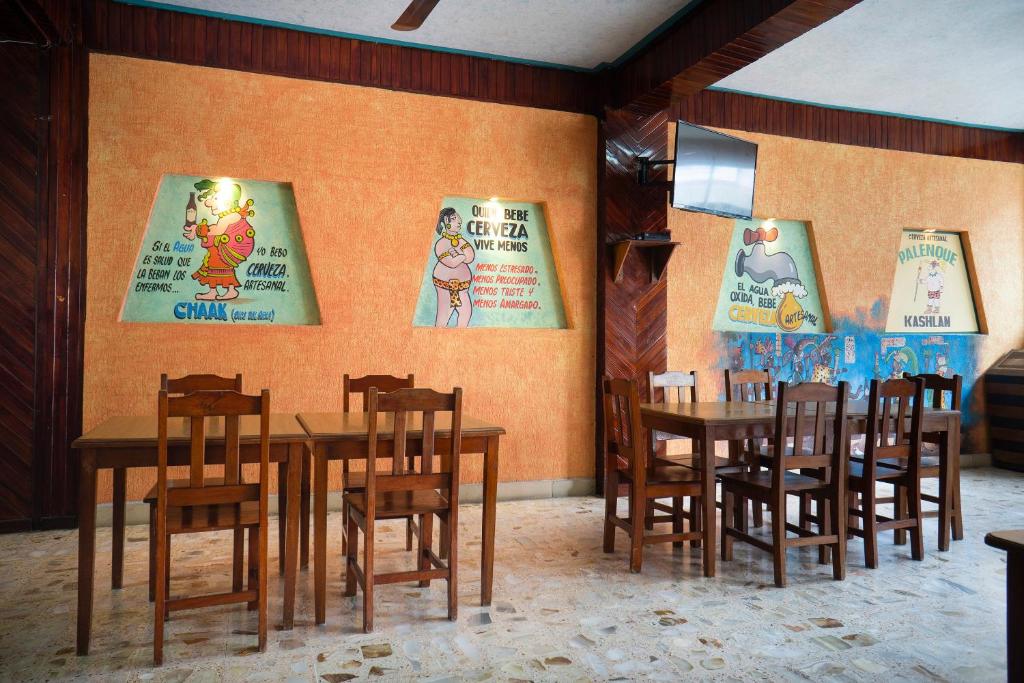 Restaurace v ubytování Hotel Kashlan Palenque