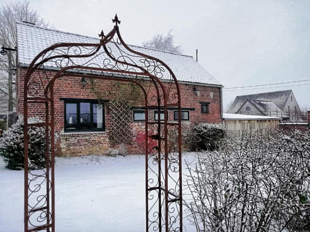 Gîte rural Les petites têtes v zimě