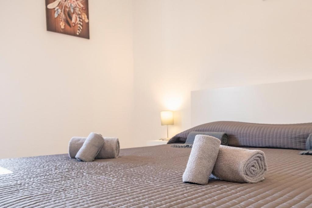 Postel nebo postele na pokoji v ubytování VistalRoque
