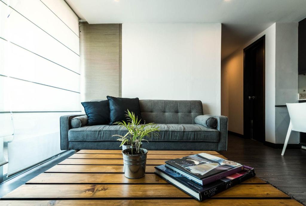 Posezení v ubytování Apartamentos Poblado Alejandría by HOUSY HOST
