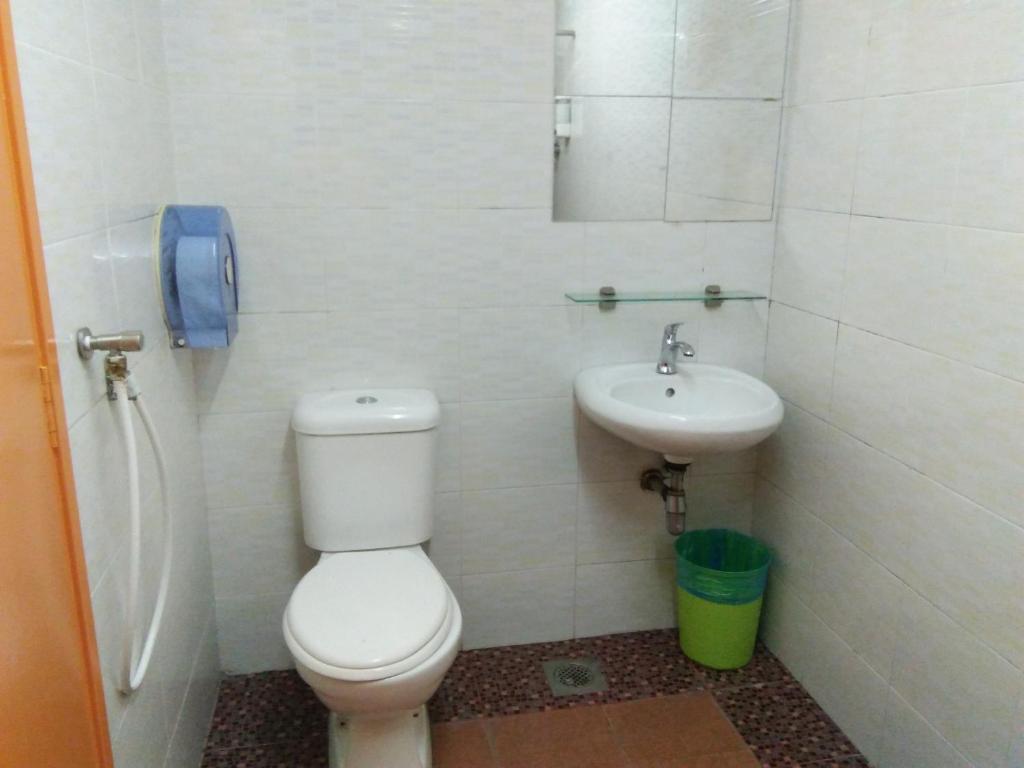 Koupelna v ubytování Hotel Abby IGB Tasek