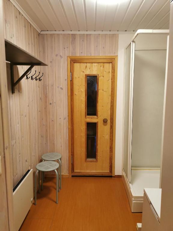 Koupelna v ubytování Fjällstuga i Foskros m bastu