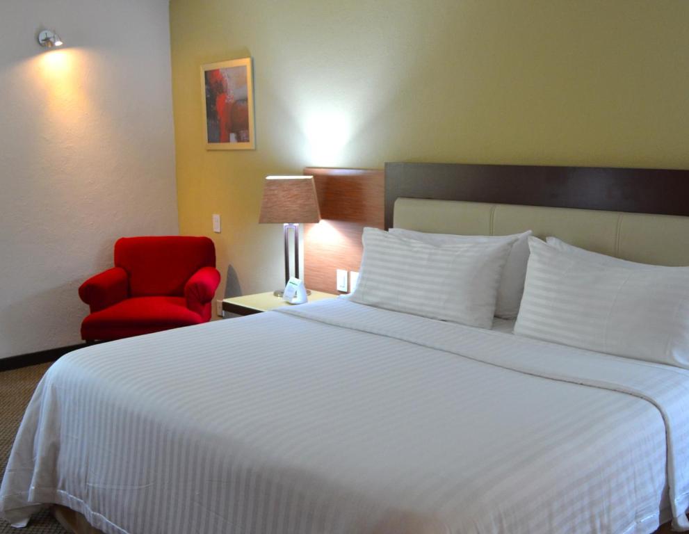 Postel nebo postele na pokoji v ubytování Holiday Inn Guadalajara Select by IHG
