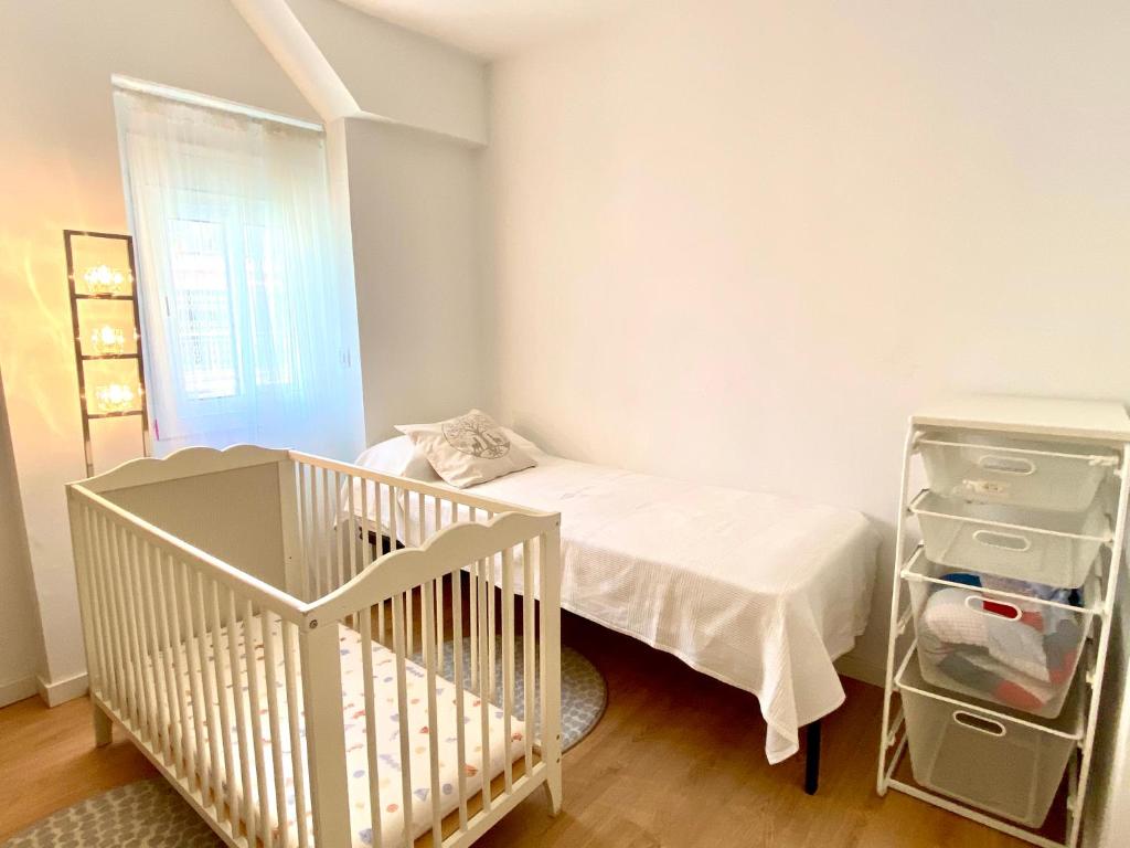 Postel nebo postele na pokoji v ubytování Apartamento de moderno en Salou