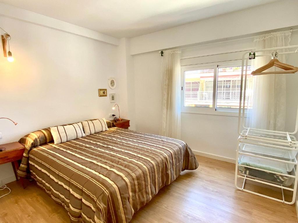 Postel nebo postele na pokoji v ubytování Apartamento de moderno en Salou
