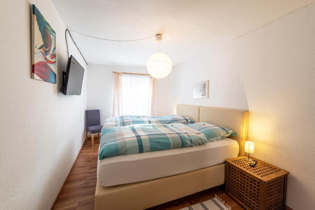 Postel nebo postele na pokoji v ubytování Ferienwohnung Kruppa