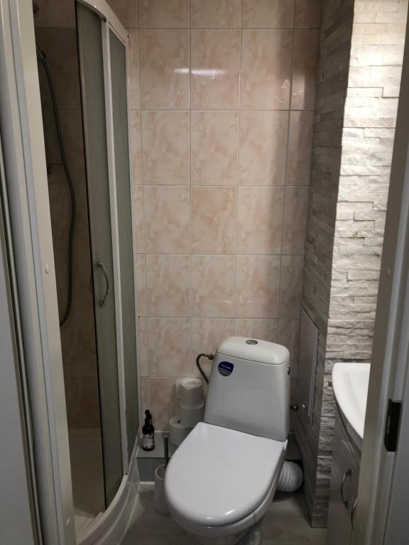 Koupelna v ubytování Narva mnt 23’’