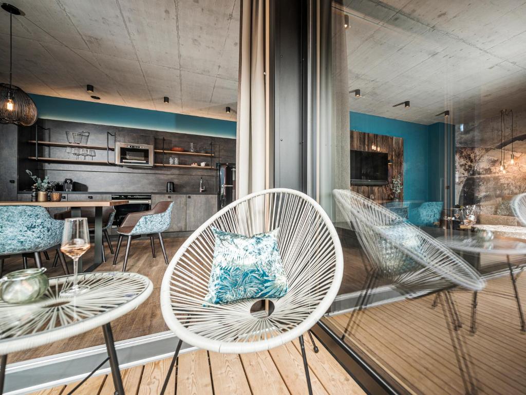 Posezení v ubytování Sieghard Suites Mayrhofen