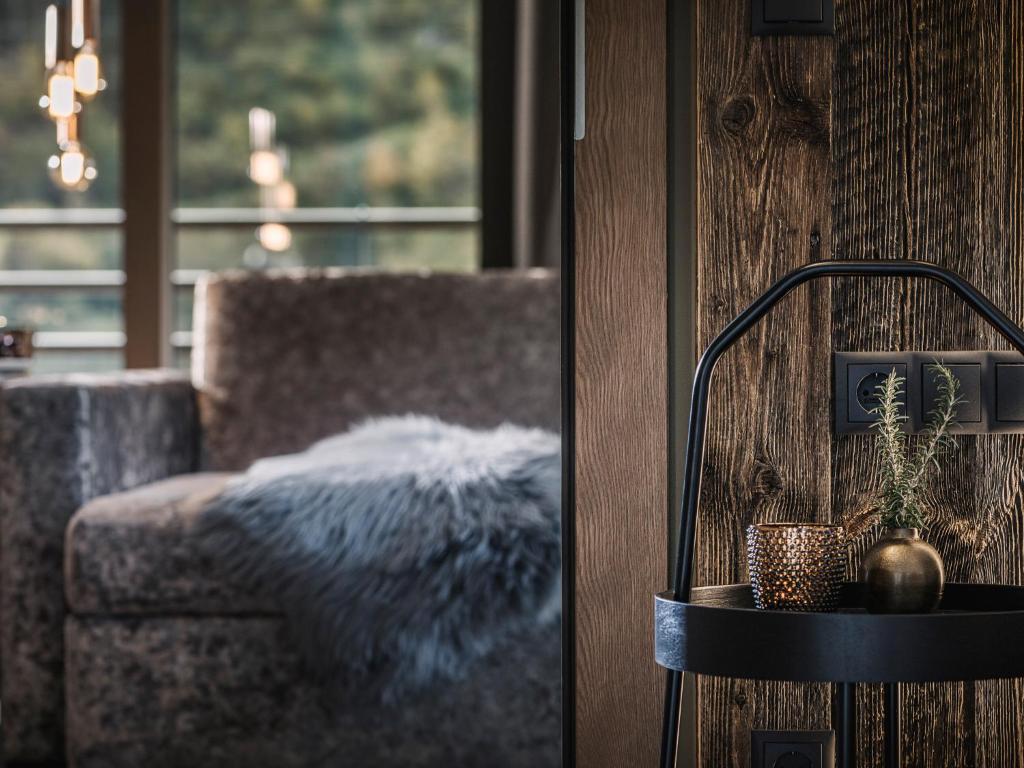 Posezení v ubytování Sieghard Suites Mayrhofen
