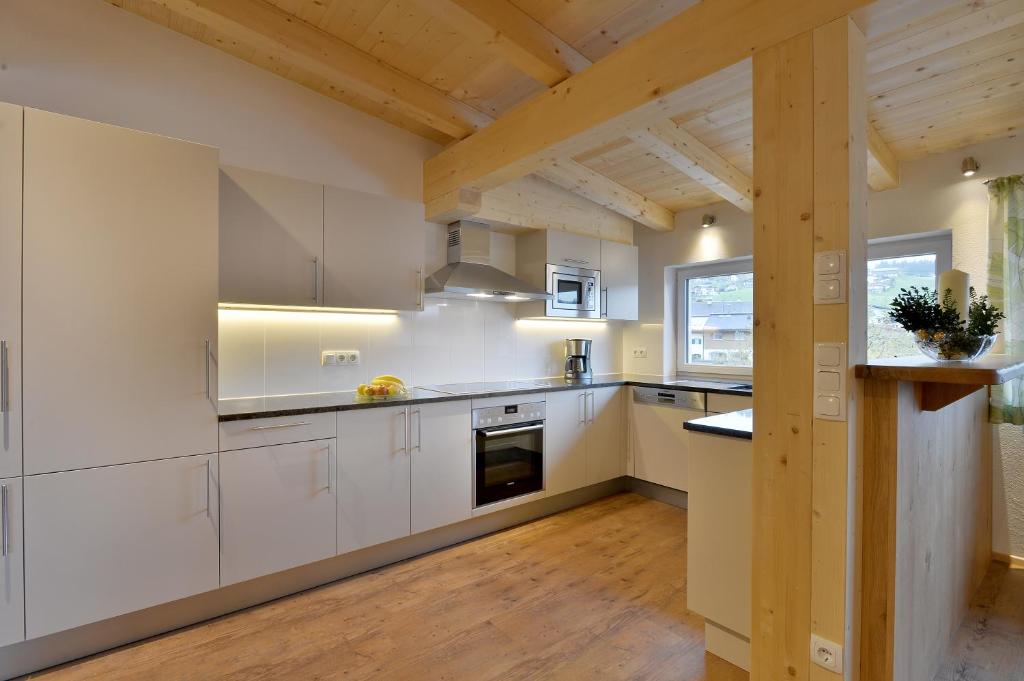 Kuchyň nebo kuchyňský kout v ubytování Appartement Fuchs Ferdinand