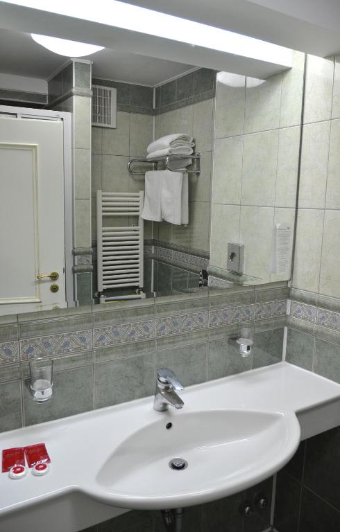 Koupelna v ubytování Hotel Iadolina
