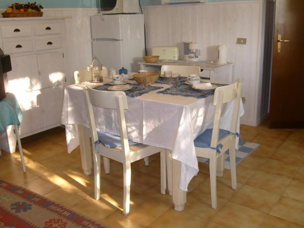 Kuchyň nebo kuchyňský kout v ubytování B&B Casa Manuelli