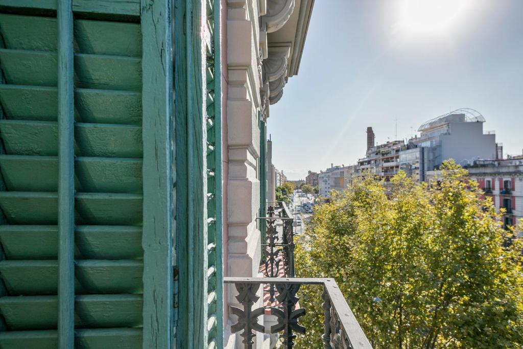 A balcony or terrace at Stay Together Barcelona Apartments