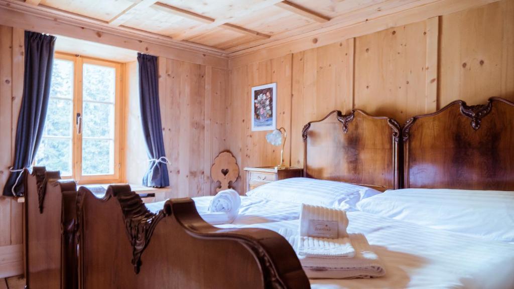 Postel nebo postele na pokoji v ubytování Hof Zuort