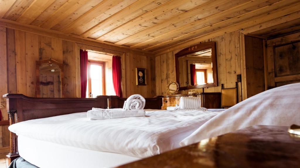 Postel nebo postele na pokoji v ubytování Hof Zuort