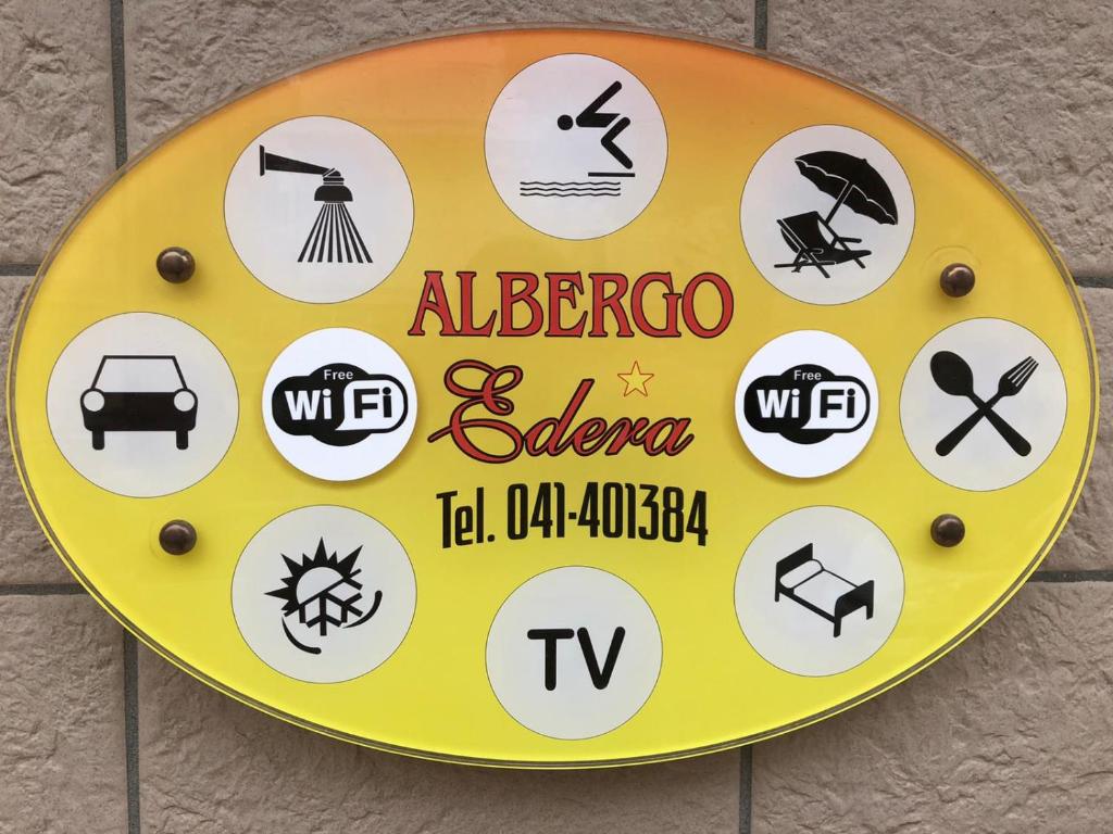 Certifikát, hodnocení, plakát nebo jiný dokument vystavený v ubytování Hotel Edera