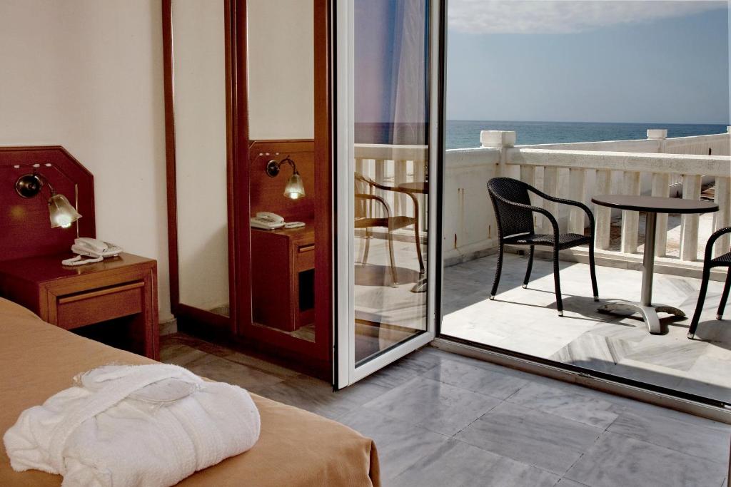 Balkón nebo terasa v ubytování Jo An Beach Hotel