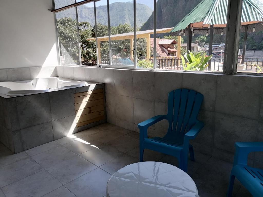 Posezení v ubytování Hostal & Spa Casa Real