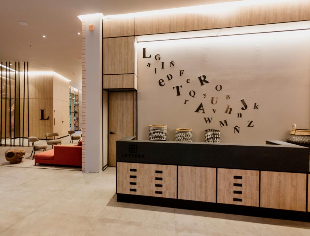 Posezení v ubytování Lettera Hotel