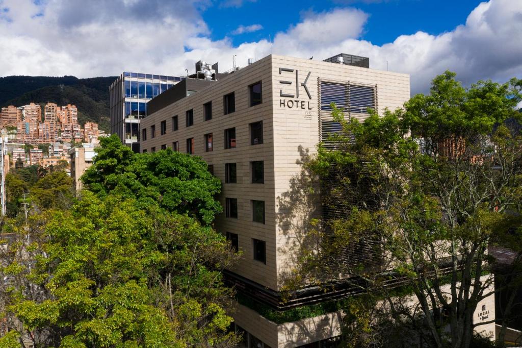 a building with the h hotel on it at EK Hotel By Preferred Hotels Group in Bogotá