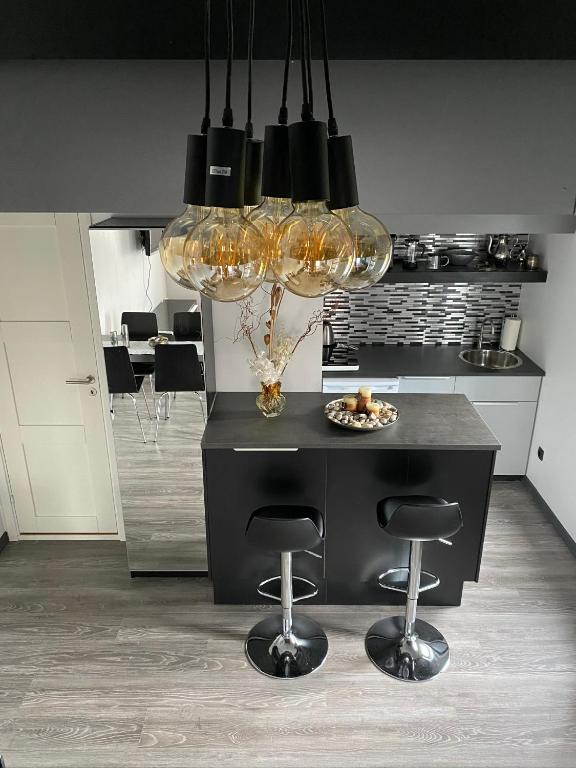 Kuchyň nebo kuchyňský kout v ubytování Studio Apartment 7Heaven