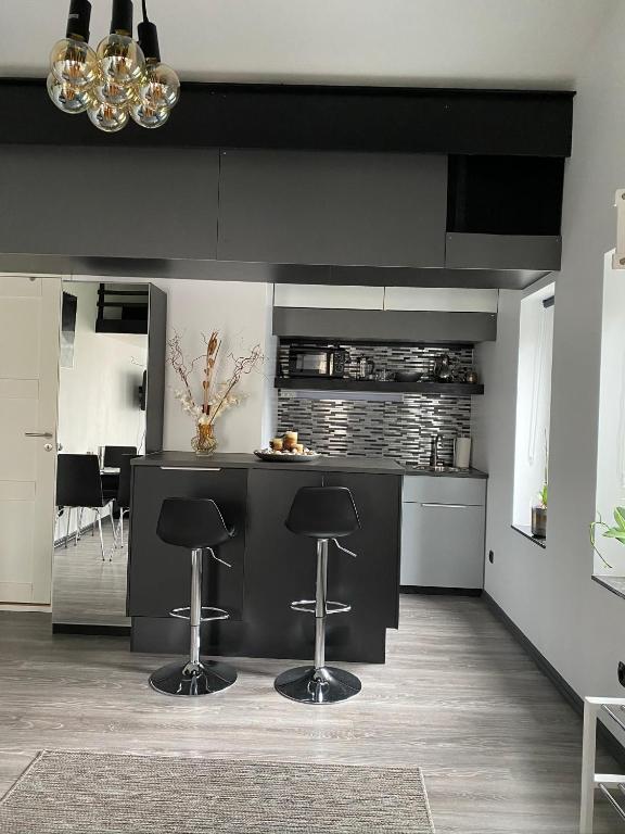 Kuchyň nebo kuchyňský kout v ubytování Studio Apartment 7Heaven