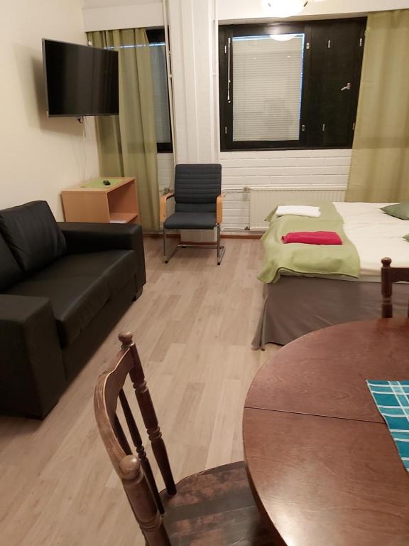 Posezení v ubytování Ruskalinna Apartments