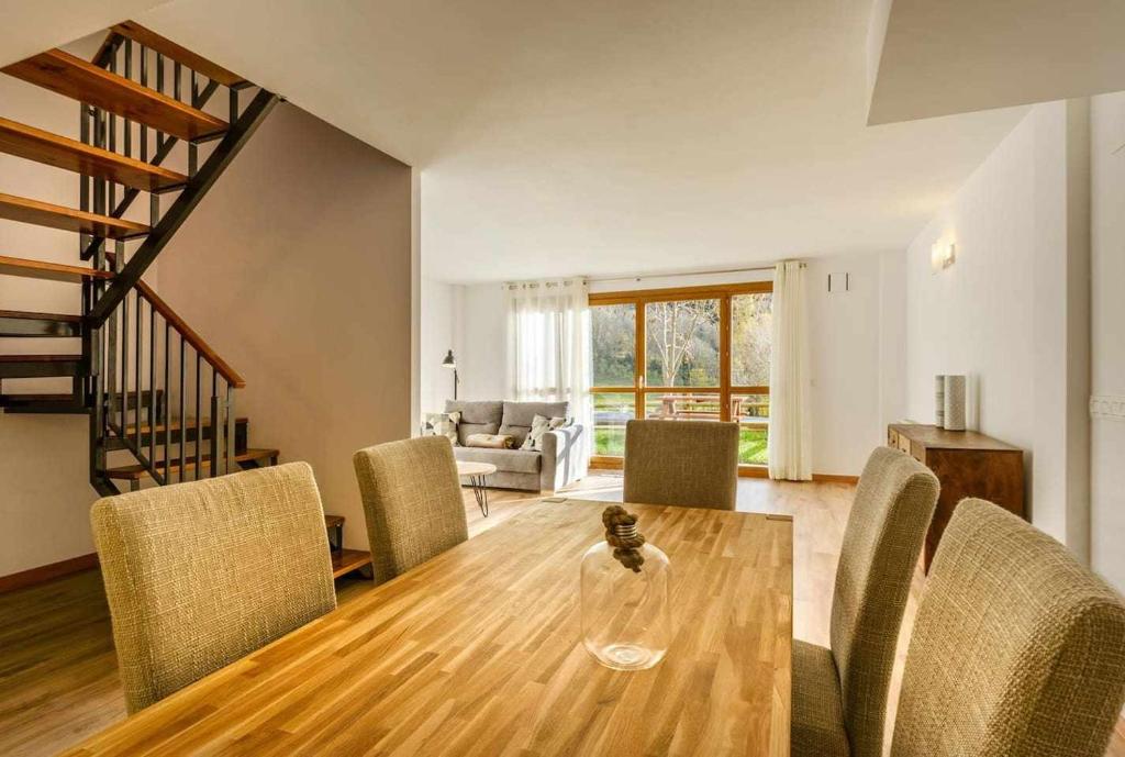 Posezení v ubytování Chalet Casa La Cumbrecita en Panticosa