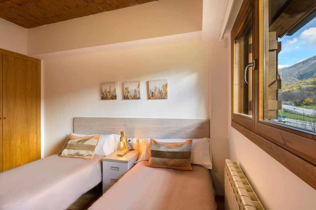 Nespecifikovaný výhled na hory nebo výhled na hory při pohledu z apartmánu