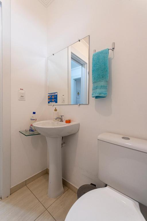 Koupelna v ubytování Suítes Balneário Camboriú