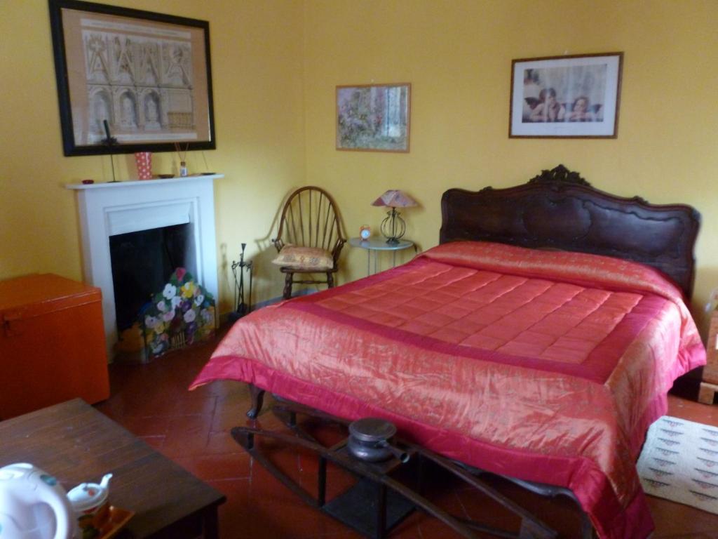 Postel nebo postele na pokoji v ubytování B&B Casa Manuelli