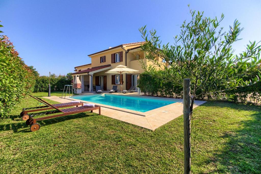 Luxury villa Banjole with private pool 200m from the beach - WiiBuk