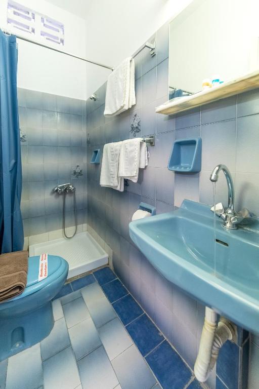 Koupelna v ubytování ROY Hotel