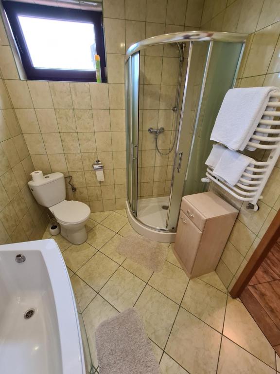 Koupelna v ubytování Zajazd Motel Staropolski