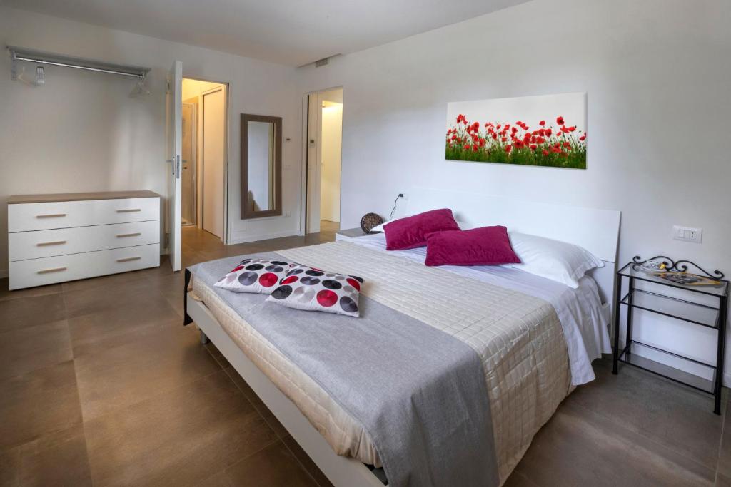 Postel nebo postele na pokoji v ubytování Maisonette Modena Park