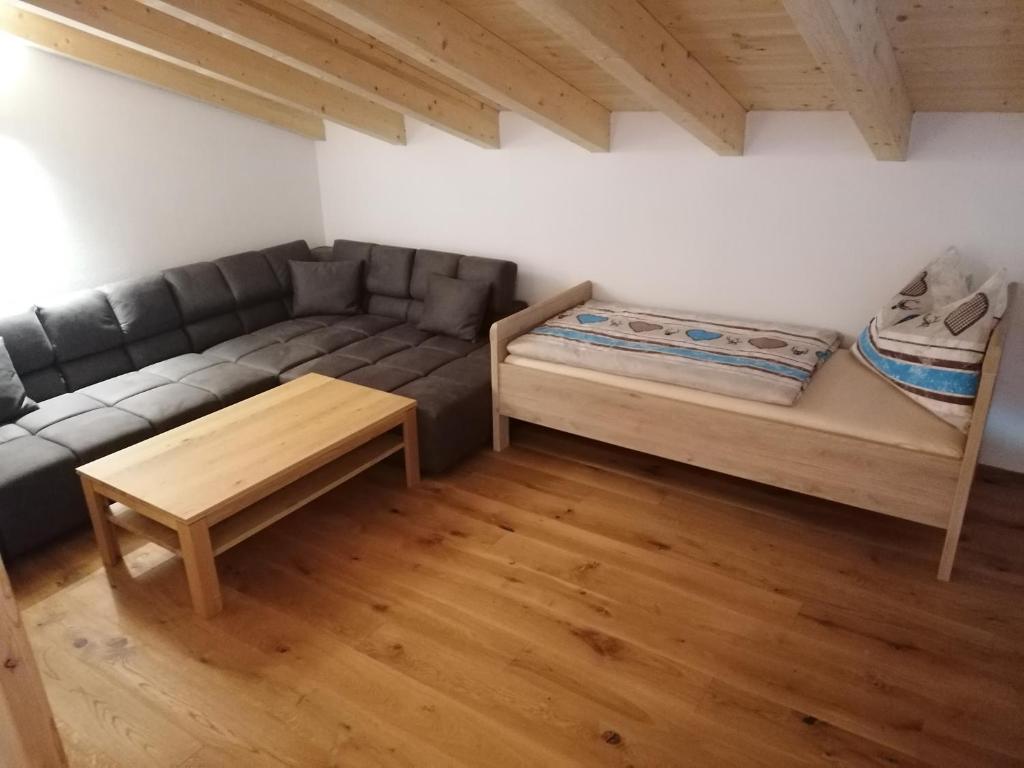 Posezení v ubytování Alpen-Appartement Auerhof