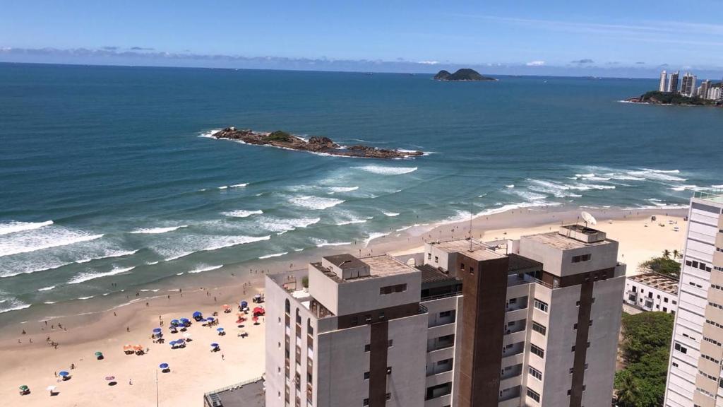  Apartamento com Vista pro Mar Guaruja