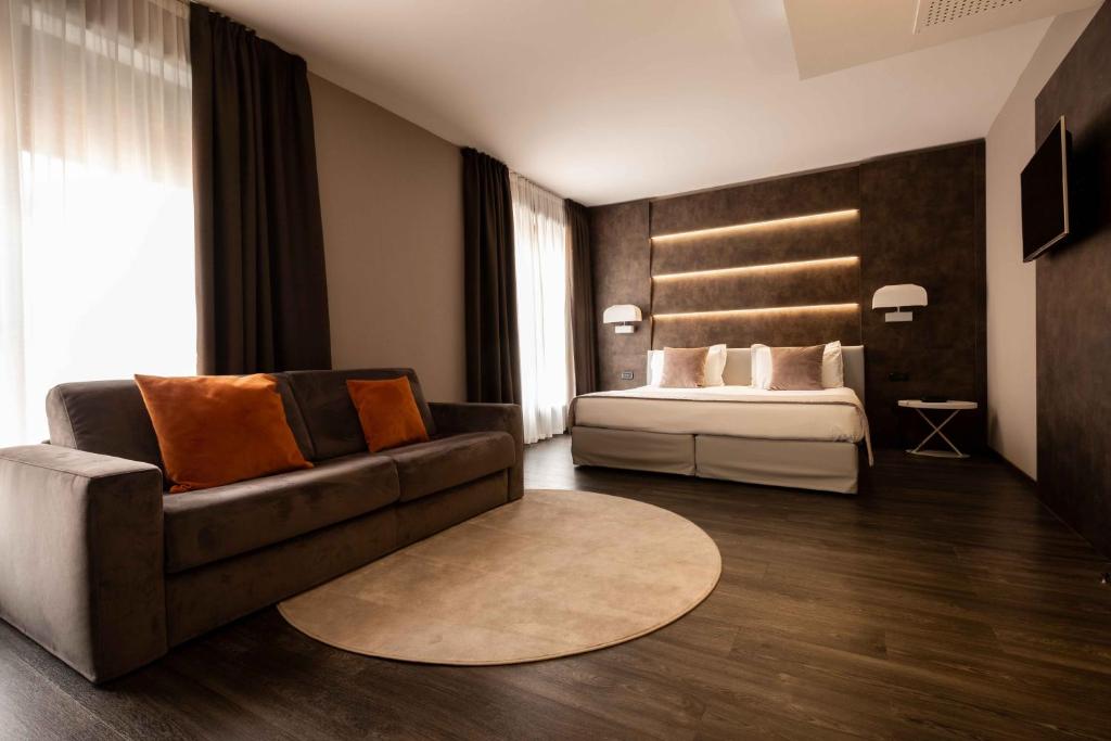 Posezení v ubytování La Pieve Hotel