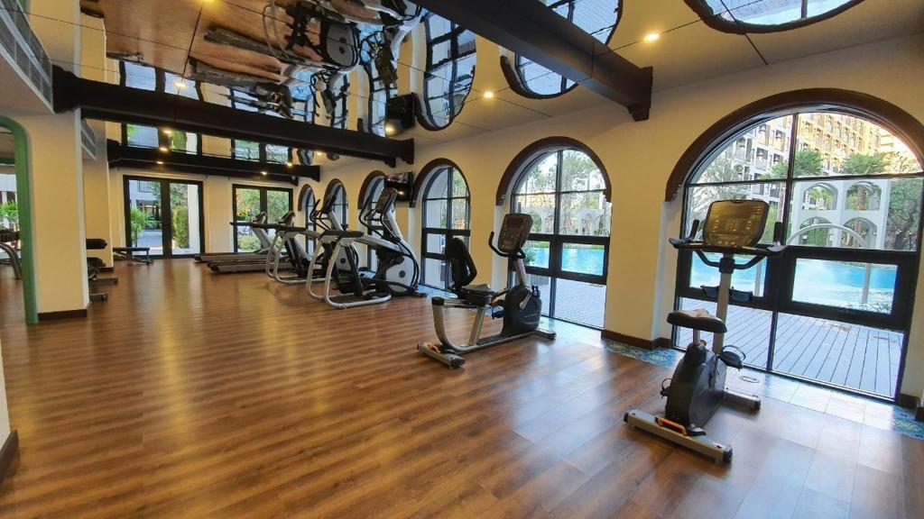 Fitness centrum a/nebo fitness zařízení v ubytování La Casita Hua Hin Pool and Garden View