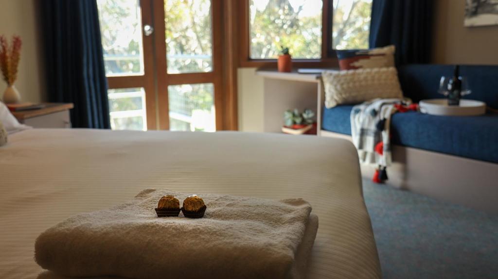 Кровать или кровати в номере Hotel High Plains